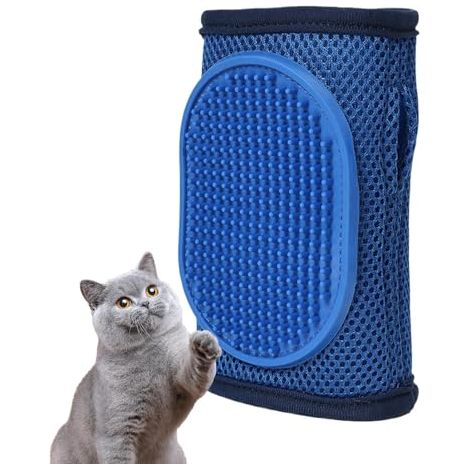 Gants de bain pour animaux - Brosse de massage pour chien, gant de nettoyage en mousse, doux et délicat pour la maison, les voyages et le camping (1/5)