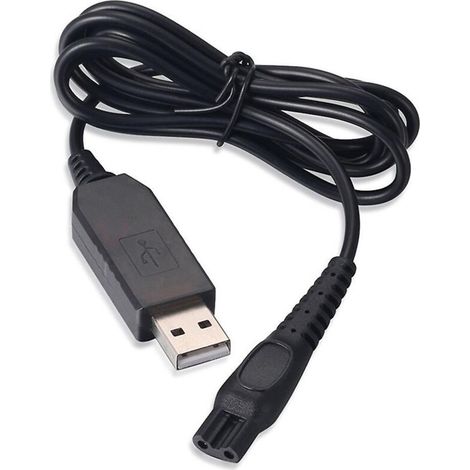 Chargeur 15 V pour rasoir HQ8505 adaptateur secteur USB vers CC 15 V, Le corps du rasoir indique qu'il nécessite une tension de charge de 15 V pour fonctionner.