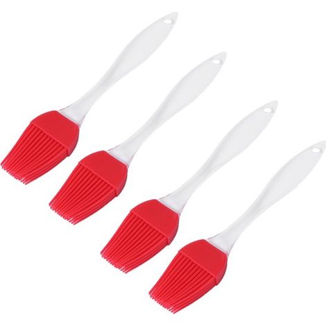 Set di 7 pennelli in silicone per olio, applicazione uniforme, pennelli per griglia resistenti al calore, piccoli pennelli in silicone per cucina, grigliare con olio, cuocere al forno (1/5)
