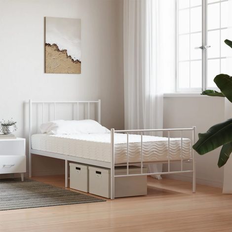 Matelas en mousse  Matelas de lit blanc 90x200 cm dureté H2 H3 CFW66919 CFW677810 (1/5)