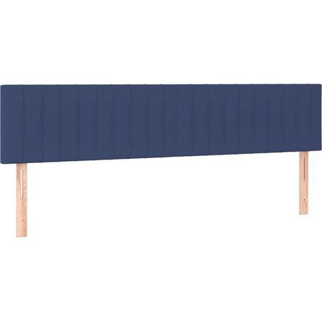 Maison Exclusive - Kopfteile Blau 200x5x78/88 cm Stoff