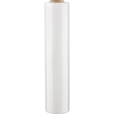 Lot de 6 Film étirable cast manuel transparent 450mm x 270m 17µ recyclé 30% matière PCR