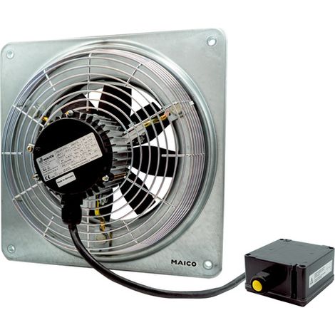 Axial-Wandventilator DZQ 30/2 B Ex t Wandplatte, Drehstrom, StaubEx, 3380m3/h von Maico - 0083.0206