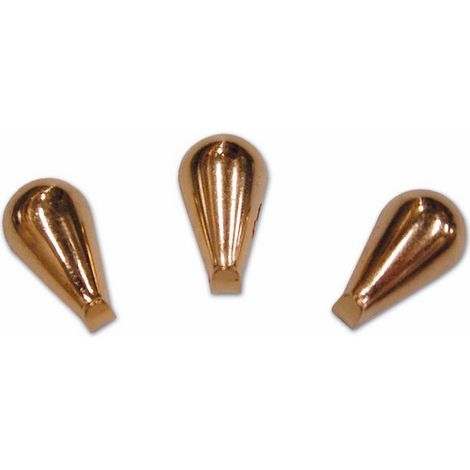Gancio Ganci per Quadri mod. Goccia tipo Grande 27x14 mm colore Cromo bl.3Pz (1/2)