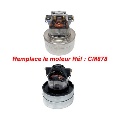 Moteur pour centrales d'aspiration Aertecnica PX80, PX85, P80, C80, M03/1 TF, SC20FC, SX20FC, SM20FD, SX20FD et SB20FE, remplace Aertecnica CM878 (1/2)