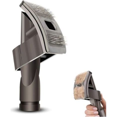 Dyson Dog Carding Brush, Brosse à Peigner pour Poils de Chien/Chat Enlèvement des Poils d'Animaux Dyson Accessoire convient aux Aspirateurs Dyson V6 DC24 DC25 DC35 DC45 DC65 DC66 (1/5)