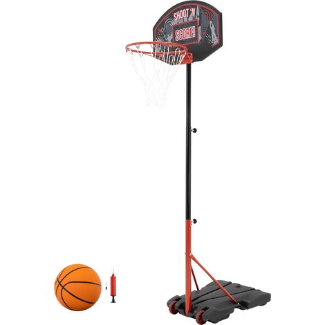 XQMAX canasta &43 base baloncesto 138/250 cm , Canasta &43 base baloncesto 138/250 cmAltura regulable: 138 a 250 cmTablero resistente a la intemperieDiámetro del anillo. 45 (1/5)