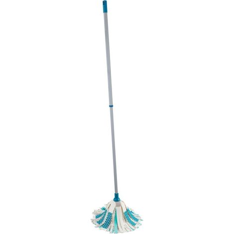 Leifheit Pulizia - Classic Power Mop 3 in 1 con manico telescopico 78-137 cm 52105