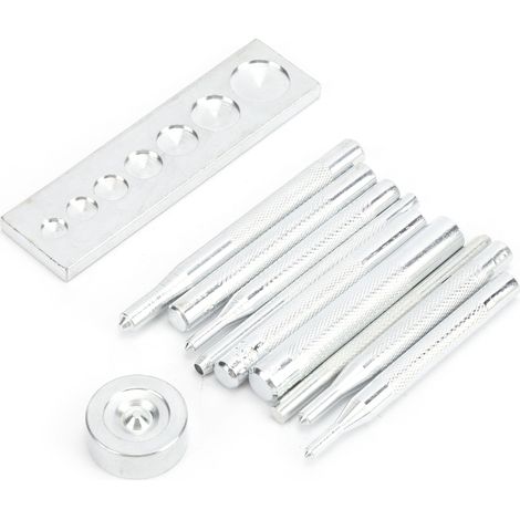 Druckknopf-Montagewerkzeug, Handpresse, Stanzwerkzeug-Set, DIY-Lederarbeiten (1/5)