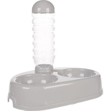 Distributeur eau et nourriture Alun 2 x 400 ml pour chien et chat. - Flamingo (1/5)