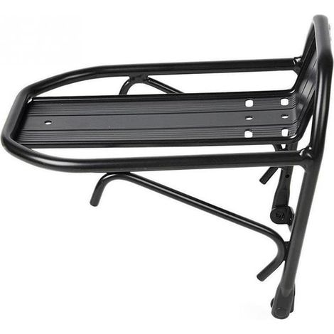 Rack de Bagages à Vélo, Porte-Bagages Avant en Aluminium, Porte-Bagages pour Les Faucases de la Route électrique de Montagne, capacité de de 20 Kg, Universel (1/5)