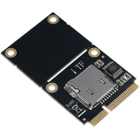 Mini-PCIe-zu-TF-Speicherkartenadapter für Laptops, TF-Kartenleser kompatibel mit Linux, Windows, NAS und Routern (volle Bauhöhenunterstützung). (1/5)