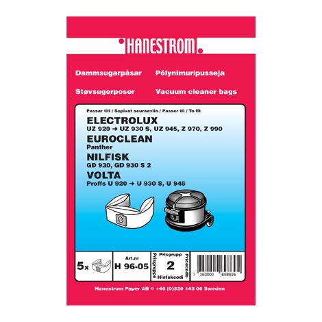 Staubsaugerbeutel für ELECTROLUX UZ 930 S 5-P-AquaForge