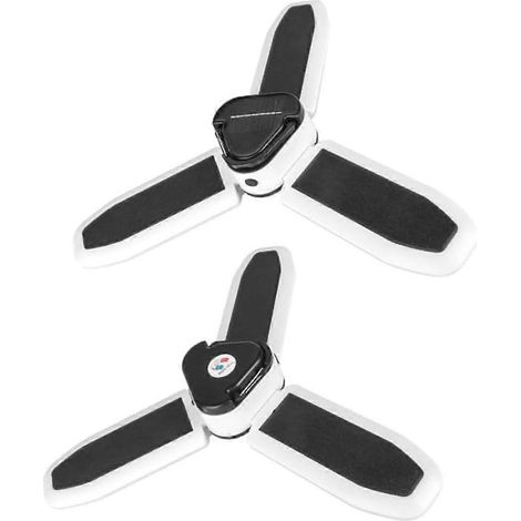 Lot de 2 lampes LED de secours pliables et magnétiques, projecteur pour ventilateur, éclairage pour garage et atelier automobile, USB, 60 LED. (1/5)