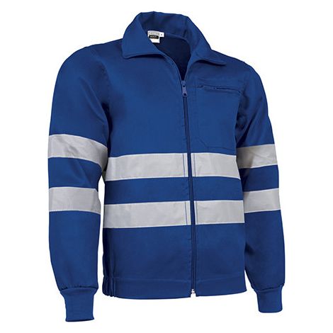 Chaqueta laboral retroreflectante de cuello alto Mirca L Azulina