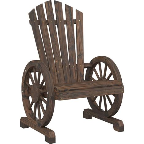 Maison Exclusive - Sedia da Giardino Adirondack in Legno Massello di Abete