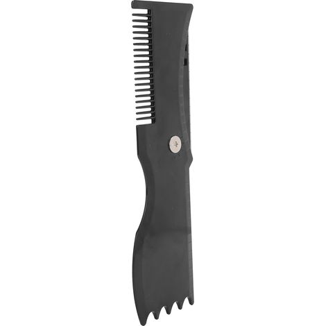 Gabarit de mise en forme de barbe pour homme, outil de stylisme de barbe rotatif pour tailler la ligne des cheveux, la nuque et le bouc. (1/5)