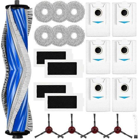 Filtre pour aspirateur brosse pour aspirateur Filtre de brosse pour aspirateur filtre de T30S Robot Aspirateur Main Side Brosse HEPA Filtre Serpillière Cloth Dust Bags (1/5)
