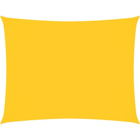 Maison Exclusive - Voile de parasol tissu oxford rectangulaire 2x4 m jaune (1/5)