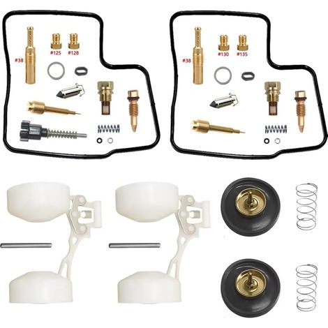 XL600V TRANSALP PD06 Motorcycle Carburetor Repair Kit 600 600cc V-Type Cylinder XL600 Carb Float Aircut Parts Carb Rebuild Kit(XL600V-E)