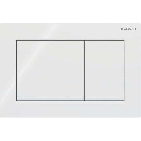 Geberit Omega20 - Control de descarga, blanco 115.080.11.1