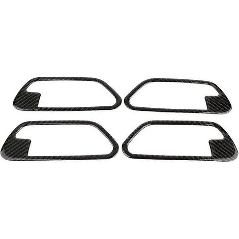 4-teiliges Set Türgriff-Zierleisten-Aufkleber aus Kohlefaser für BMW 3er und 4er (Baujahre 2013–2019) (1/5)