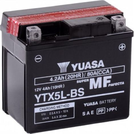 BATTERIA YUASA YTX5L-BS 12V 4 Ah