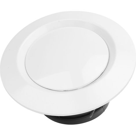 Cache de ventilation rond 75mm en ABS, grille d'aération réglable pour plafond, diffuseur d'air pour chambre, salle de bain et salon (1/5)