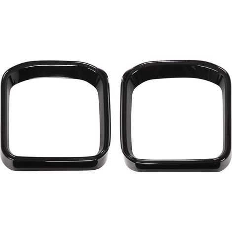 Lot de 2 Cadres de Rétroviseur Latéral Visière Moulure Remplacement Noir Brillant pour Land Rover Defender 2020-2022 (1/5)