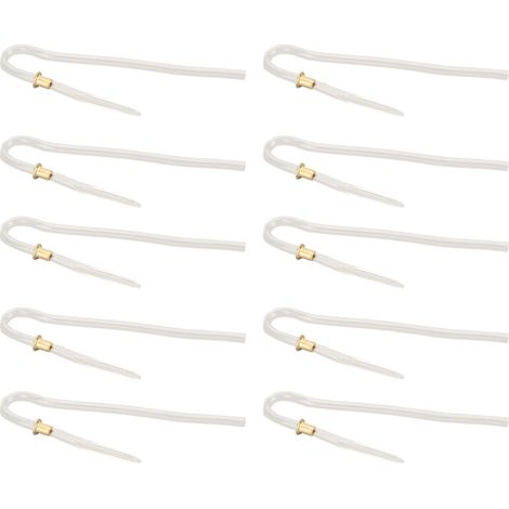 Lot de 10 tubes de rechange Sound Aid de type R avec verrouillage métallique et nettoyant pour évents. (1/5)