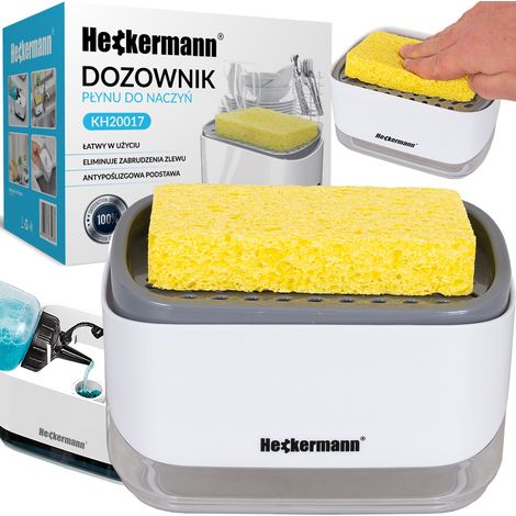 Heckermann kh20017 Dispenser di liquidi da cucina, bianco (1/5)