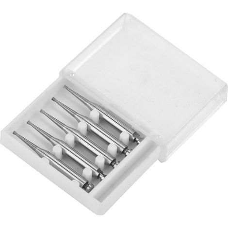 5-teiliges Set langsam laufender Hartmetall-Dentalbohrer zum Polieren (RA34) (1/5)