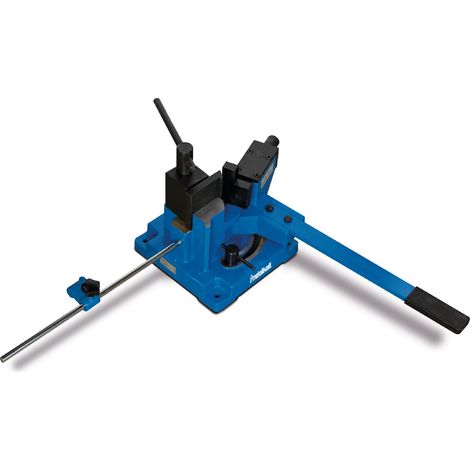 Plieuse universelle pour profilés jusqu'à 120° – Butée de longueur réglable – Construction stable pour ateliers de métal – Pliage à froid et à chaud – Metallkraft