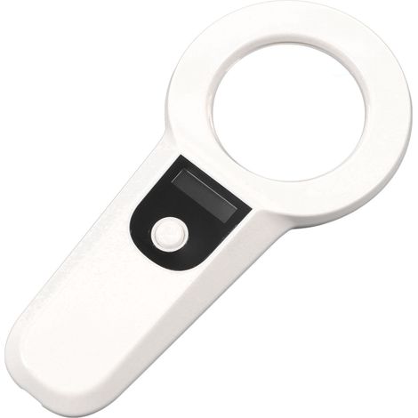 Lecteur de puces électroniques pour animaux, 1024 enregistrements, connexion Bluetooth sans fil, lecteur d'identification pour chiens, chats et cochons. (1/5)