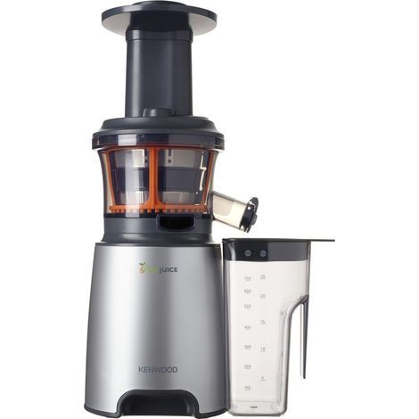 Kenwood JMP601SI PureJuice Estrattore di Succo a Freddo, Centrifuga Slow Juicer con Accessorio Sorbetto, 150 W, 1.3 Litri, Plastica, Argento (1/5)
