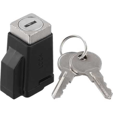 Child Safety Lock, Zinc Alloy, Keys Included (White) (1/5)