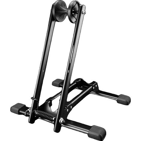 Cavalletto per bicicletta, in acciaio resistente, design salvaspazio, 27210001001 (1/2)