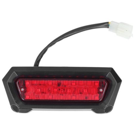 BUNTHAUS Feu Stop 12V 3 Fils avec Lentille Rouge Réfléchissante pour ATV Quads Go Kart 50cc‑125cc ChinoisHaute Visibilité, Installation Facile, Conforme Sécurité, Universel (1/5)
