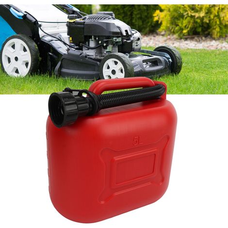 Fût à diesel en plastique HDPE rouge épaissi de 1,3 gallon. (1/5)