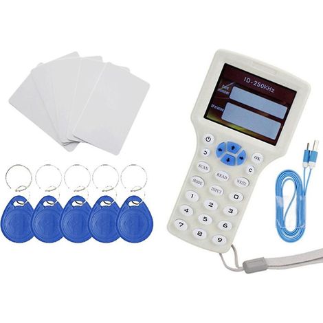 Sortie vocale en anglais, portable, intelligent, écran LCD de 3,2 pouces, identification radio