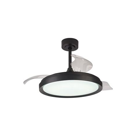 Mantra Ventilador de techo LED 50W MISTRAL con aspas plegables 30W Negro 2700K-5000K, 3200 Lm (1/3)
