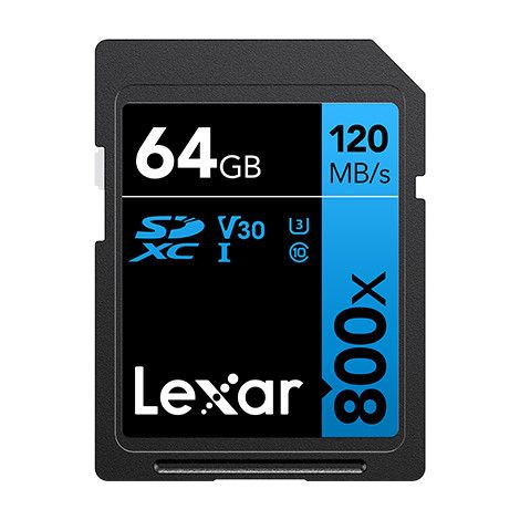 Carte mémoire LEXAR SDXC PRO BLUE 64 G V 30 (1/3)