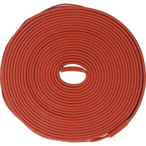 Silikon-Heizkabel (wasserdicht, flexibel) 25 x 10000 mm, 1000 W, 220 V, für Klimaanlagenkompressoren, Kunststoffrohre, Wohnmobildächer (1/5)
