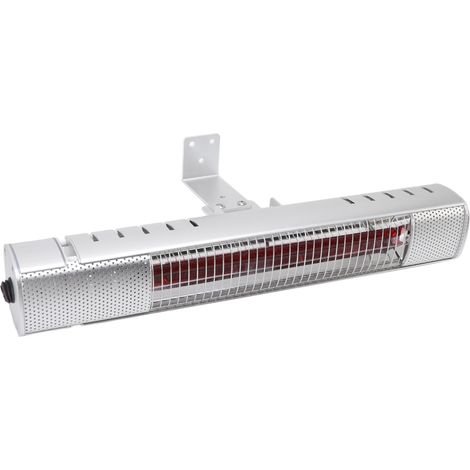 Chauffage d'appoint électrique infrarouge extérieur 1500 W, fixation murale, étanche, pour terrasse, prise UE 220 V (1/5)