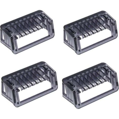 Set mit 4 Philips CP0364 3-mm-Rasierkämmen, kompatibel mit den Rasierern QP2520, QP2521, QP2522, QP2530, QP2531, QP6510, QP6520 und Pro.