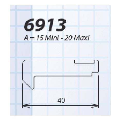 Haken für Solo und Senzo 40 mm LA CROISEE DS - 6913 (1/3)