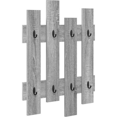 Maison Exclusive - Wandmontierter nachttisch Graues Sonoma 60 x 3