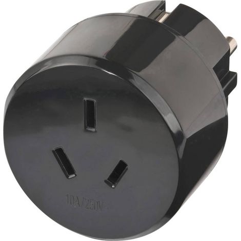 Brennenstuhl – Adaptateur électrique de voyage 10A/250V – Configuration raccord pour Europe – Protection contact accrue – 1508510