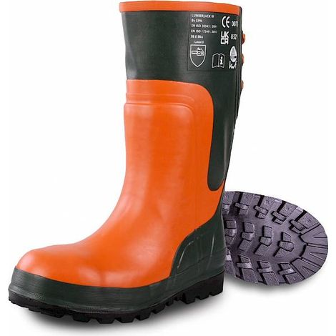 Hase Lumberjack Forstgummistiefel aus Naturkautschuk Größe 47 (1/4)
