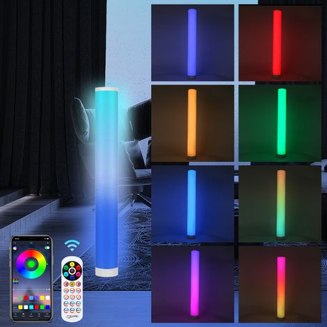 Lampada da terra a LED. 104 cm. con telecomando e controllo dell'illuminazione RGB via APP (1/5)